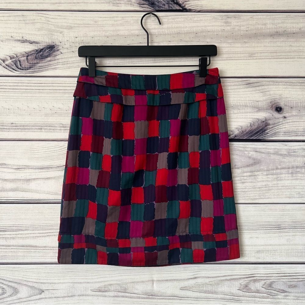 Marc by Marc Jacobs Multicolored Patterned Mini Pencil Skirt